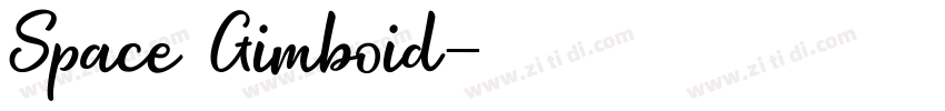 Space Gimboid字体转换